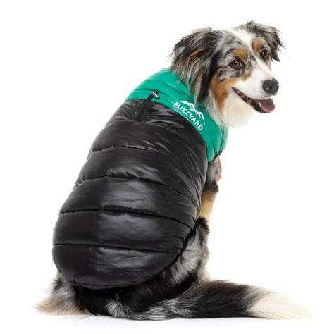 FuzzYard East Harlem Puffer Dog Jacket - Green – Chelsea Dogs