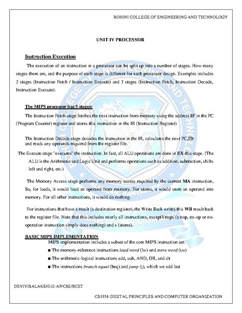 IE - Digital programming and Computer organization - DEVIVISALAKSHI-AP ...
