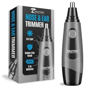 ToiletTree Professional Water Resistant Heavy Duty Nose Hair Trimmer ...