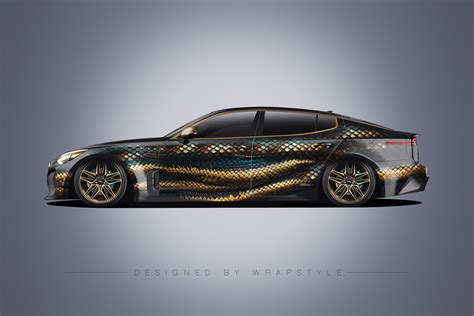Kia Stinger GT - Snake Skin Design | WrapStyle