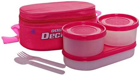Flipkart.com | Milton Double Decker 3 Containers Lunch Box
