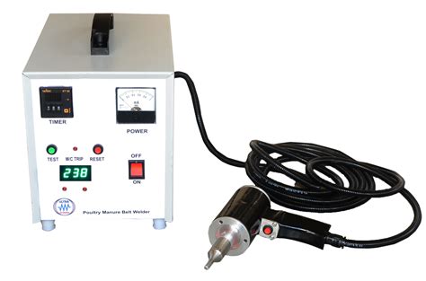 Ultrasonic Poultry Manure Belt Welder – Ultrasonic Machines