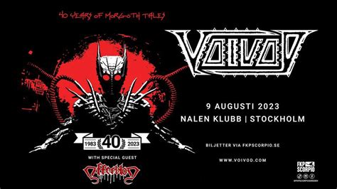 Voivod + Offerblod | Stockholm, Nalen, Stockholm, 9 August 2023 ...