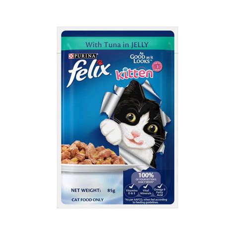 Buy Purina Felix Tuna with Jelly Kitten Wet Food Online