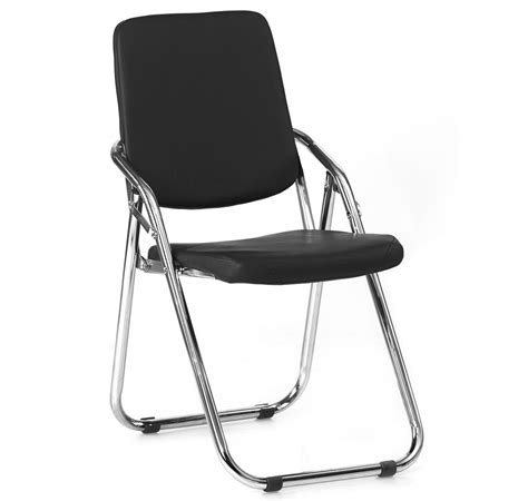 Nilkamal Hardy Foldable Leather Chair Black : Amazon.in: Home & Kitchen