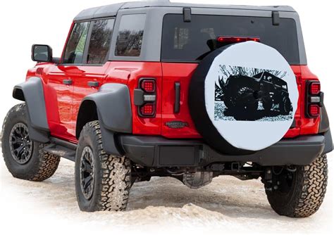 Spare Tire Wheel Cover fits Ford Bronco 2021-2023 315/70R17 Spare Tire ...