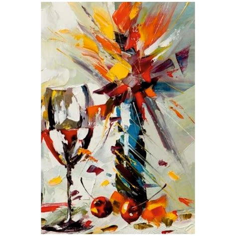 Wine Abstract - Wall Painting – TangyOak