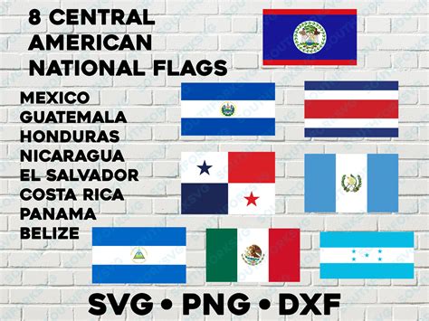 Central American Flags