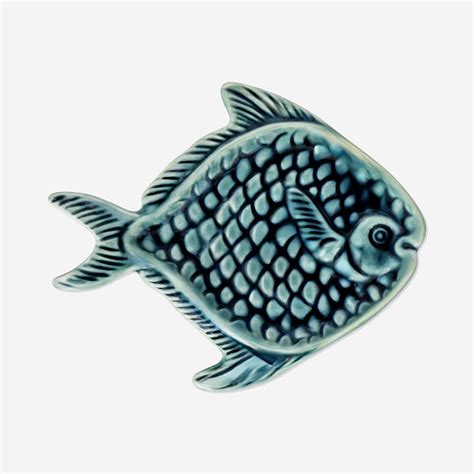 Blue fish dish - 21 cm | Flying Tiger Copenhagen