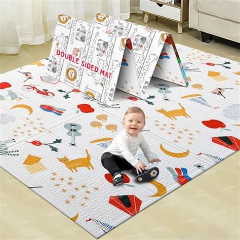 Zest 4 Toyz Play Mat For Baby Double Sided Waterproof & Extra Large ...