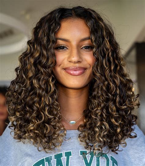 Caramel Highlights On Black Hair