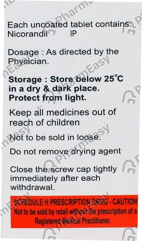 Nikos 5 MG Tablet (30): Uses, Side Effects, Price, Dosage & Composition ...