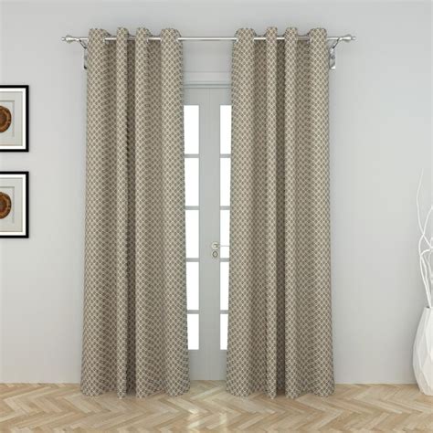 Buy Phoenix Track Jacquard Door Curtain Pair - 1.35 m x 2.25 m from ...