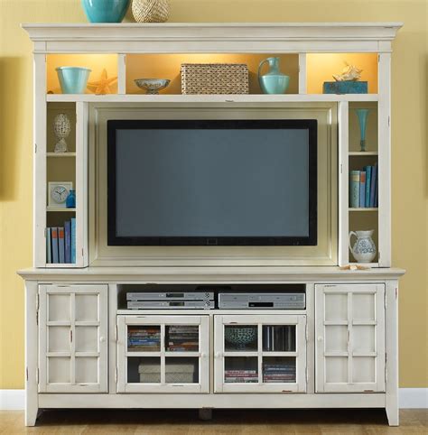 New Generation White Entertainment Center from Liberty (840-ENT-ENC ...
