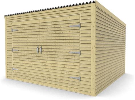 Garden storage shed, outdoor field shelter 10x8 (shed assembly included ...
