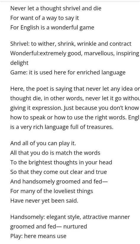 What is the figure of speech in “Never let a thought shrivel or die ...