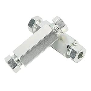 EXCLUZO Brake Pipe Connectors, Female + Male Nuts Female Male Brake ...