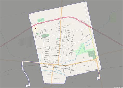 Map of Colorado City, Texas - Thong Thai Real