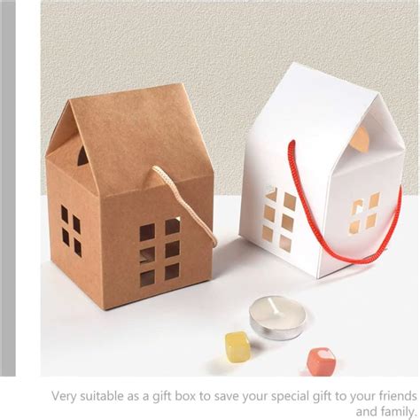 Buy ARTIBETTER 10Pcs House Shaped Candy Boxes Gift Boxes Sweet Paper ...