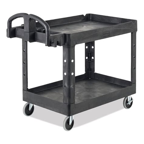 Rubbermaid® Commercial BRUTE Heavy-Duty Utility Cart with Lipped ...