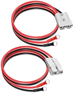 for Anderson Connector 50A Kit, 8 Guage Battery Quick Connect ...