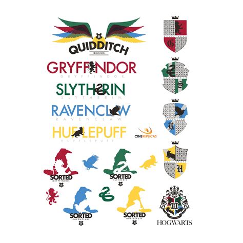 Set of 55 stickers | Harry Potter | Cinereplicas – Cinereplicas EU