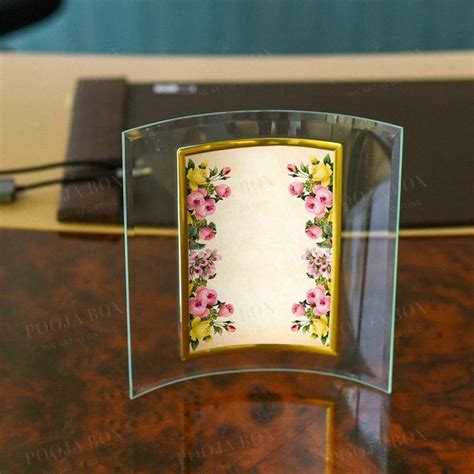 Buy Curved Glass Photo frame Online in India - Mypoojabox.in