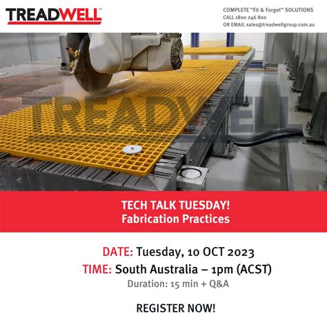 #thetreadwelledge #techtalktuesday #webinar #frp #fabrication # ...