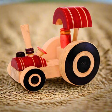 Wooden Tractor Big for Kids 1 Year+ (Random colour will be send) – Kids ...