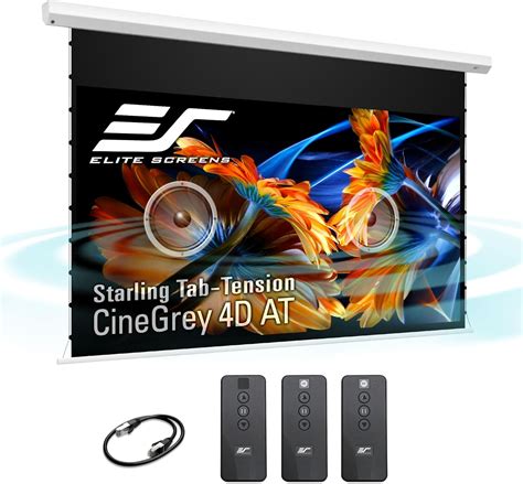 Amazon.com: Elite Screens 125-Inch Motorized Projector Screen 16:9 ...