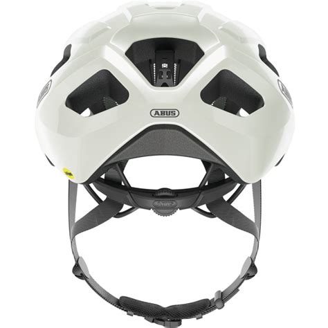 Abus Macator MIPS Helmet Pearl White – Impact Safety – United By Cycling