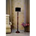 Craftatoz Wooden Antique Royal Brown finish Floor Lamp (Multicolour ...