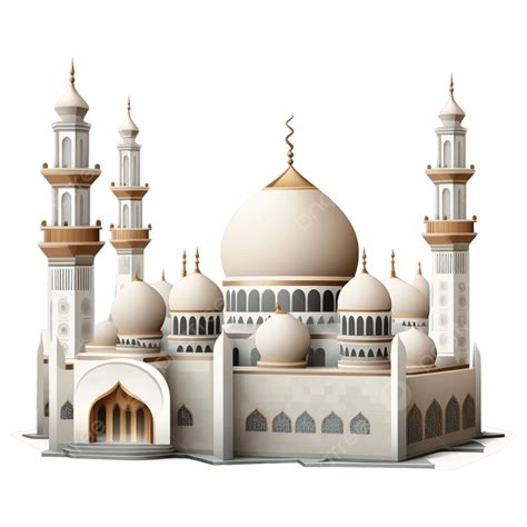 Perspektif Islam Emas Putih Masjid 3d, Emas Putih Masjid 3d, Perspektif ...