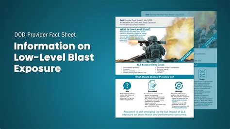 Low-Level Blast Exposure | Health.mil