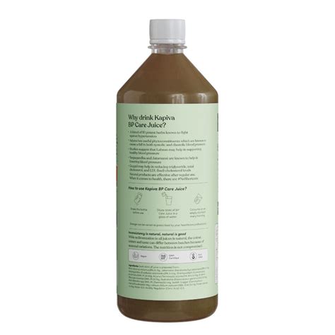 Kapiva BP Care Juice, 1 L Price, Uses, Side Effects, Composition ...