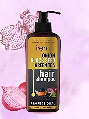 Buy Irem Onion Black Seed & Green Tea Hair Shampoo For Hair ...