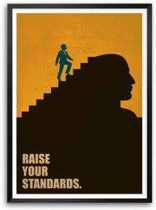 Raise Your Standards Business Quotes Paper Print - Quotes & Motivation ...