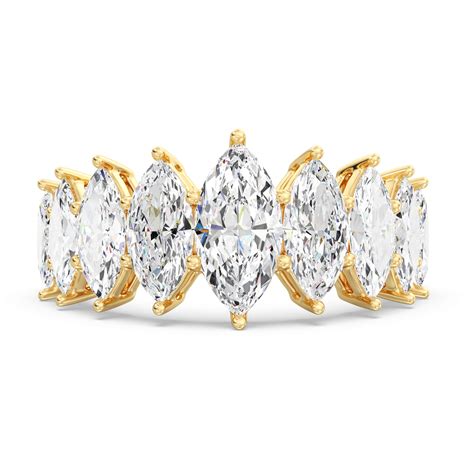 Marquise Half Eternity Ring – Variation