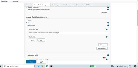 Jenkins Project 的图像结果