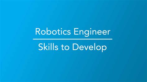 Robotics Engineer Skills 的图像结果