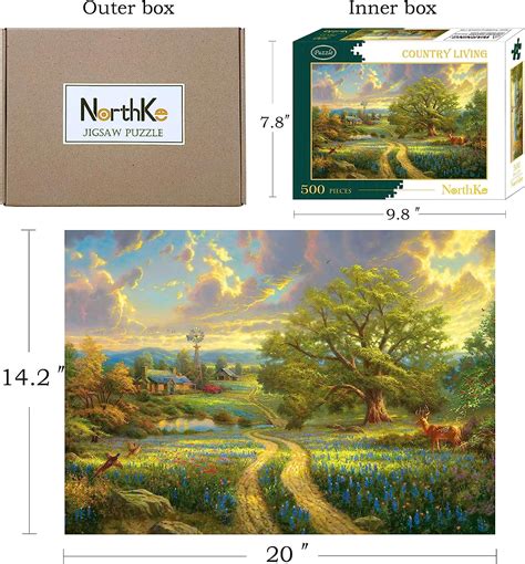 Buy 500 Piece Puzzles for Adults | NorthKe Jigsaw Puzzles for Kids ...