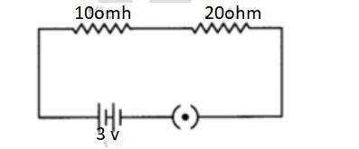 Study the following electric circuit and find (i) the current flowing ...