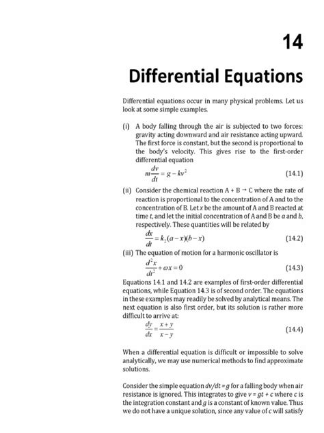 Image result for Differential Equations Using Excel
