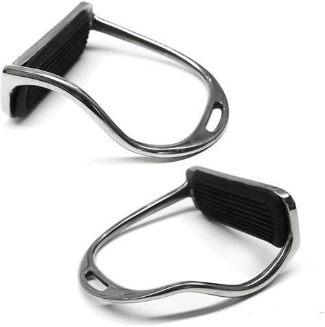Buy HNTHY Stainless Steel Horse Riding Saddle Accessories Stirrups Anti ...