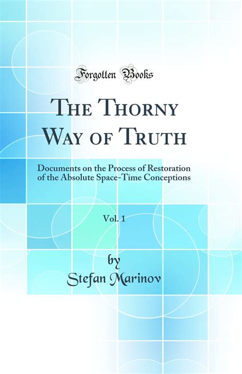 Buy The Thorny Way of Truth, Vol. 1: Documents on the Process of ...