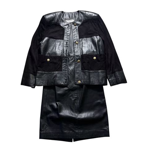 vintage BALENCIAGA leather set-up | NOIR ONLINE