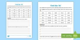 Find the 'ch' Worksheet