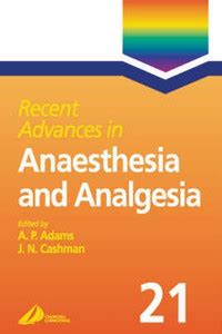 Recent Advances in Anaesthesia and Analgesia: Vol. 21: Buy Recent ...