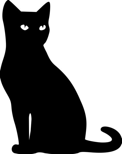 Black cat clipart vector illustration 24534568 Vector Art at Vecteezy