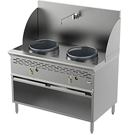 Pantin Natural Gas 2 Burners Commercial Heavy Duty Stainless Steel ...